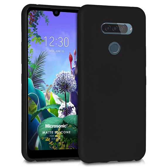 Microsonic Matte Silicone LG K50 Kılıf Siyah 1