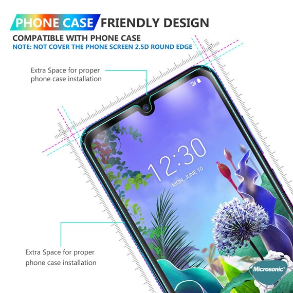 Microsonic LG K50 Temperli Cam Ekran Koruyucu 4