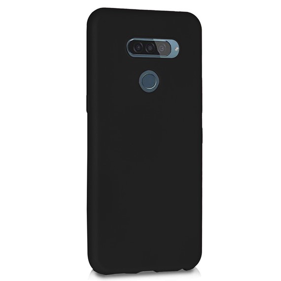 Microsonic Matte Silicone LG K50s Kılıf Siyah 2