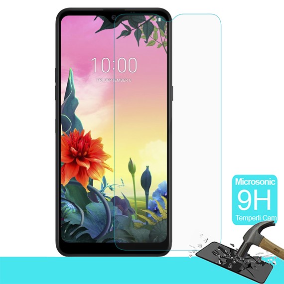 Microsonic LG K50s Temperli Cam Ekran Koruyucu 1