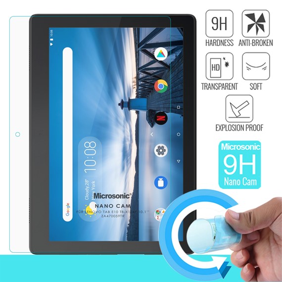 Microsonic Lenovo Tab E10 TB-X104F 10 1 ZA470059TR Nano Glass Screen Protector 1