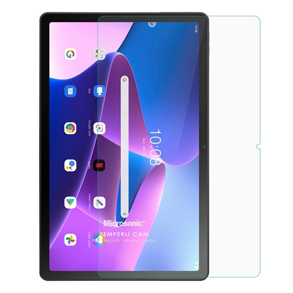 Microsonic Lenovo Tab M10 3 Nesil 10 1 TB-328F Tempered Glass Cam Ekran Koruyucu 1