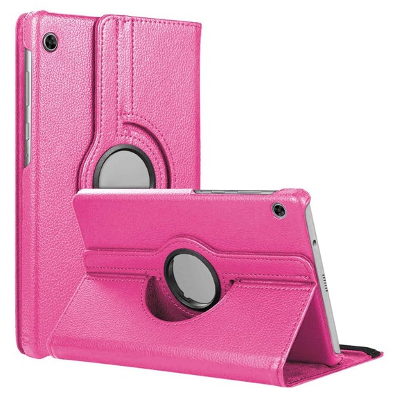 Microsonic Lenovo Tab M10 TB-X505F 10 1 Kılıf ZA4G0072TR 360 Rotating Stand Deri Pembe 1