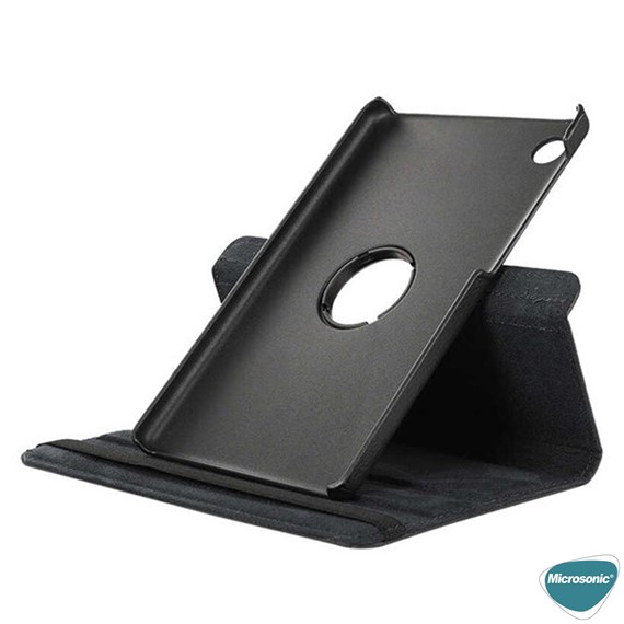 Microsonic Samsung Galaxy Tab A8 X200 Kılıf 360 Rotating Stand Deri Gold 7