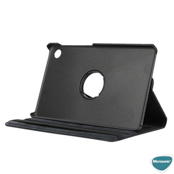 Microsonic Samsung Galaxy Tab A8 X200 Kılıf 360 Rotating Stand Deri Gold 8