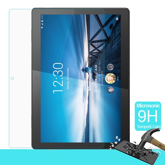 Microsonic Lenovo Tab M10 TB-X505F 10 1 ZA4G0072TR Tempered Glass Screen Protector 1