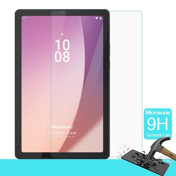 Microsonic Lenovo Tab M9 Tempered Glass Cam Ekran Koruyucu 2