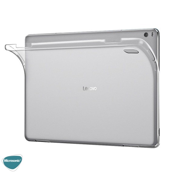 Microsonic Lenovo Tab P10 TB-X705F 10 1 Kılıf ZA440011TR Transparent Soft Beyaz 3