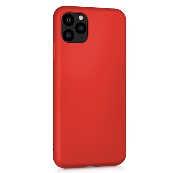 Microsonic Matte Silicone Apple iPhone 11 Pro 5 8 Kılıf Kırmızı 2