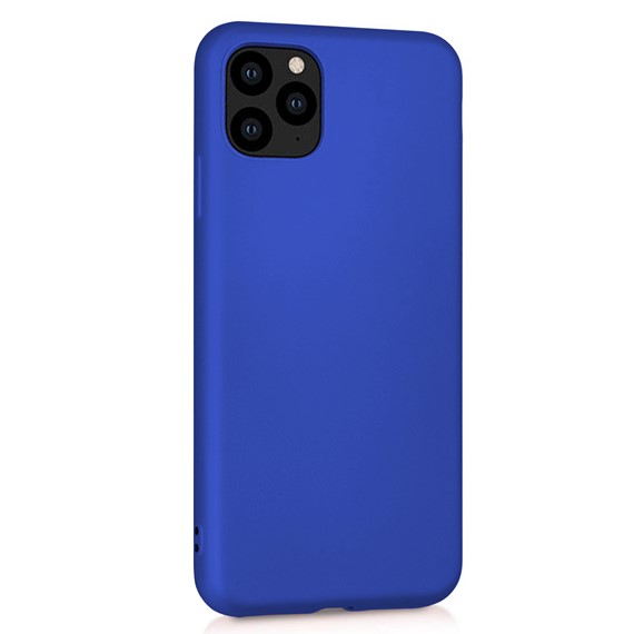 Microsonic Matte Silicone Apple iPhone 11 Pro 5 8 Kılıf Mavi 2