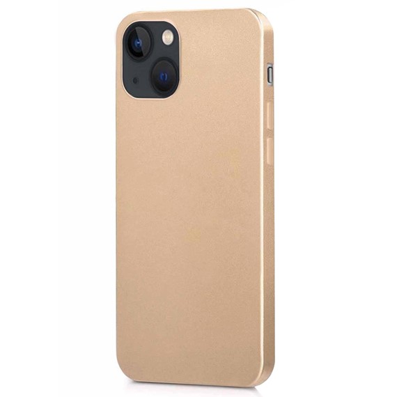 Microsonic Matte Silicone Apple iPhone 14 Plus Kılıf Gold 2