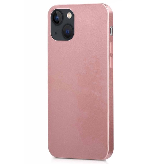 Microsonic Matte Silicone Apple iPhone 14 Plus Kılıf Rose Gold 2