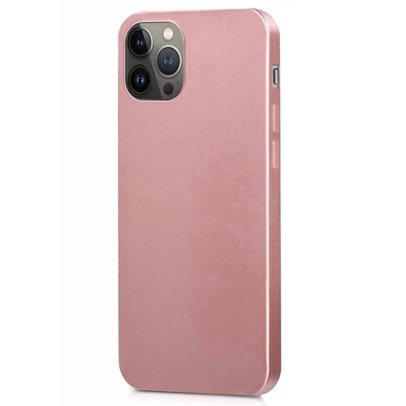 Microsonic Matte Silicone Apple iPhone 14 Pro Kılıf Rose Gold 2