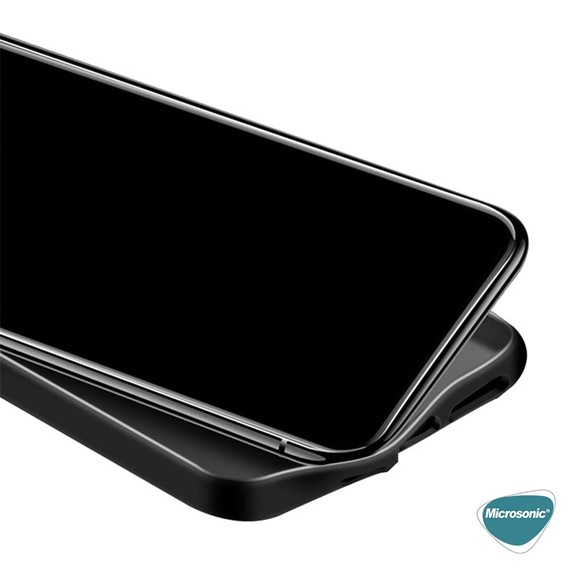 Microsonic Matte Silicone Apple iPhone 14 Pro Max Kılıf Siyah 3