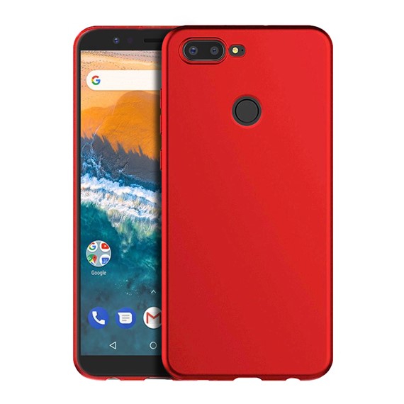 Microsonic Matte Silicone General Mobile GM9 Pro Kılıf Kırmızı 1