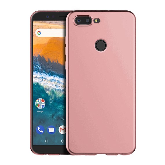 Microsonic Matte Silicone General Mobile GM9 Pro Kılıf Rose Gold 1