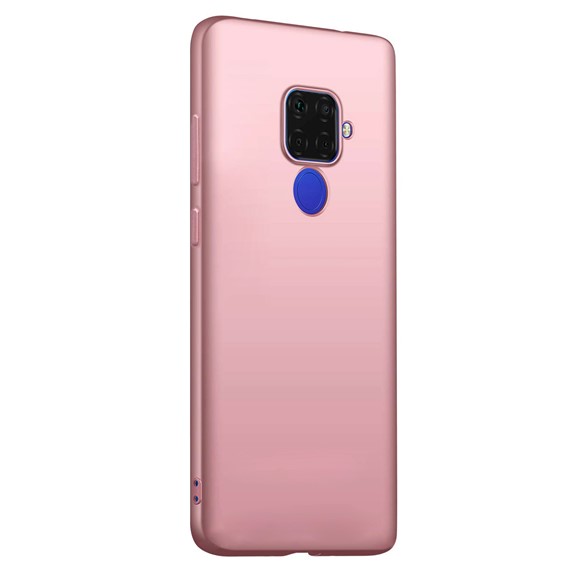 Microsonic Matte Silicone Huawei Mate 30 Lite Kılıf Rose Gold 2