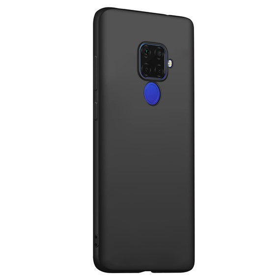 Microsonic Matte Silicone Huawei Mate 30 Lite Kılıf Siyah 2