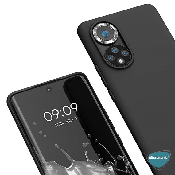 Microsonic Matte Silicone Huawei Nova 9 Kılıf Mor 6