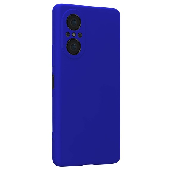 Microsonic Matte Silicone Huawei Nova 9 SE Kılıf Mavi 2