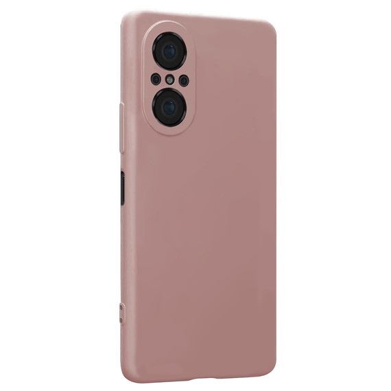 Microsonic Matte Silicone Huawei Nova 9 SE Kılıf Rose Gold 2