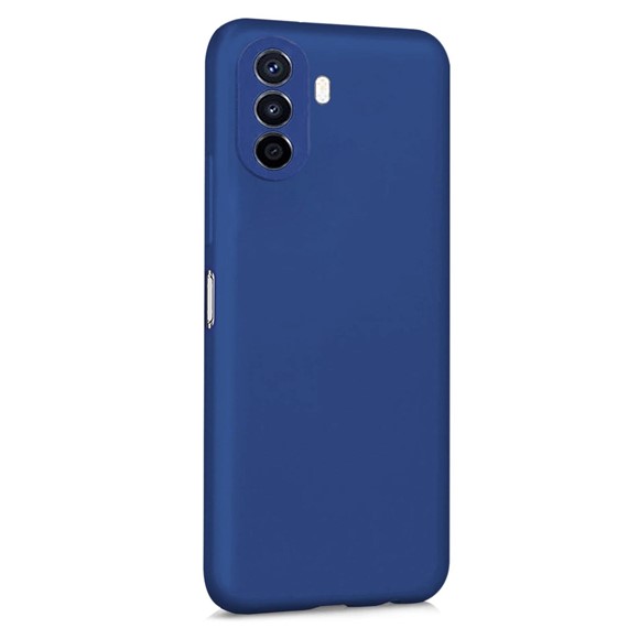 Microsonic Matte Silicone Huawei Nova Y70 Kılıf Lacivert 2