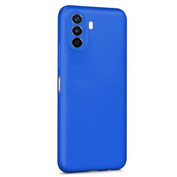 Microsonic Matte Silicone Huawei Nova Y70 Kılıf Mavi 2