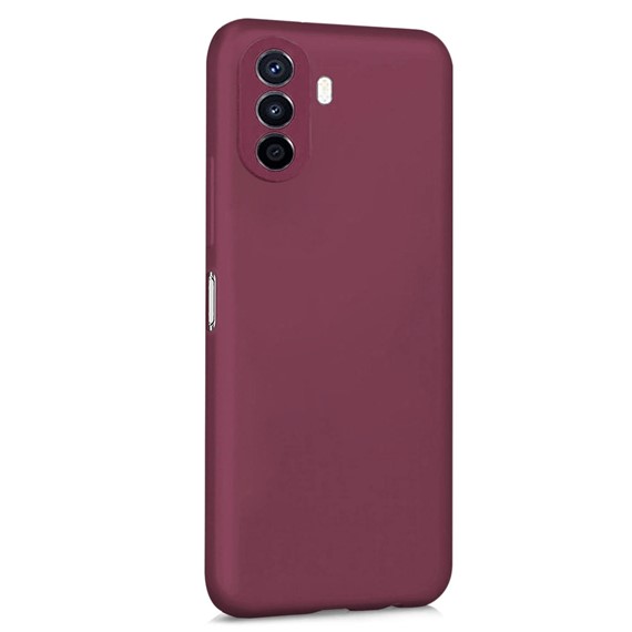 Microsonic Matte Silicone Huawei Nova Y70 Kılıf Mor 2