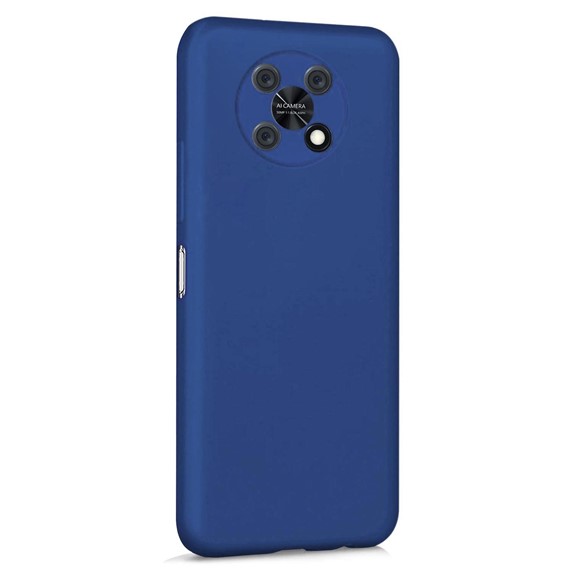 Microsonic Matte Silicone Huawei Nova Y90 Kılıf Lacivert 2