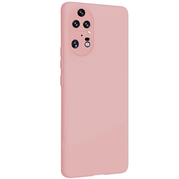 Microsonic Matte Silicone Huawei P50 Pro Kılıf Rose Gold 2