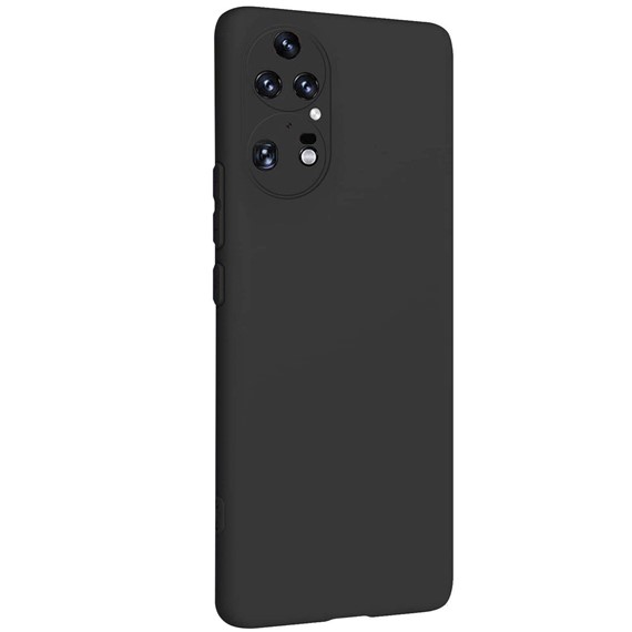 Microsonic Matte Silicone Huawei P50 Pro Kılıf Siyah 2