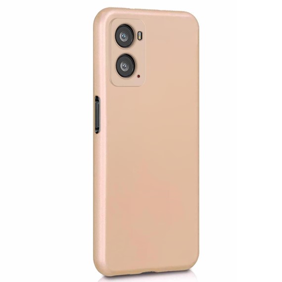 Microsonic Matte Silicone Oppo A76 Kılıf Gold 2