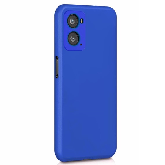 Microsonic Matte Silicone Oppo A96 4G Kılıf Mavi 2