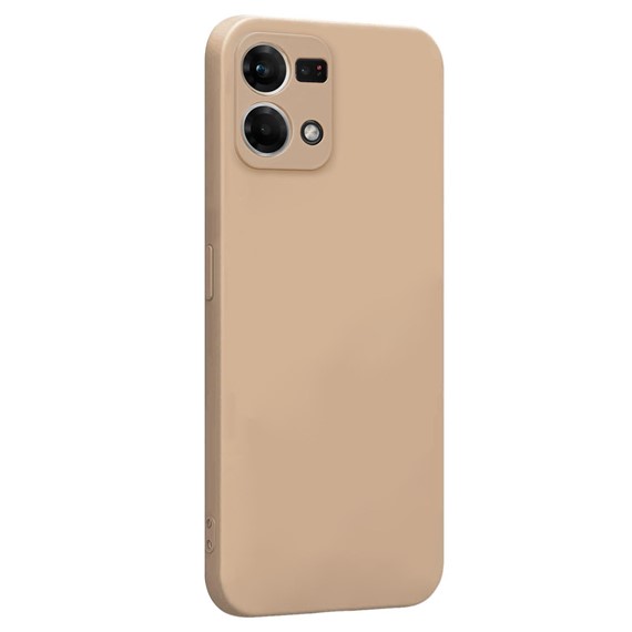 Microsonic Matte Silicone Oppo Reno 7 4G Kılıf Gold 2