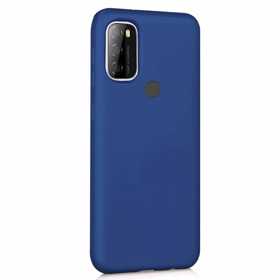 Microsonic Matte Silicone Reeder P13 Blue Max 2021 128 GB Kılıf Lacivert 2