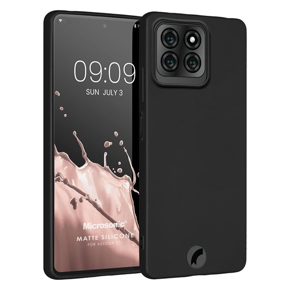 Microsonic Matte Silicone Reeder S71 Kılıf Siyah 1