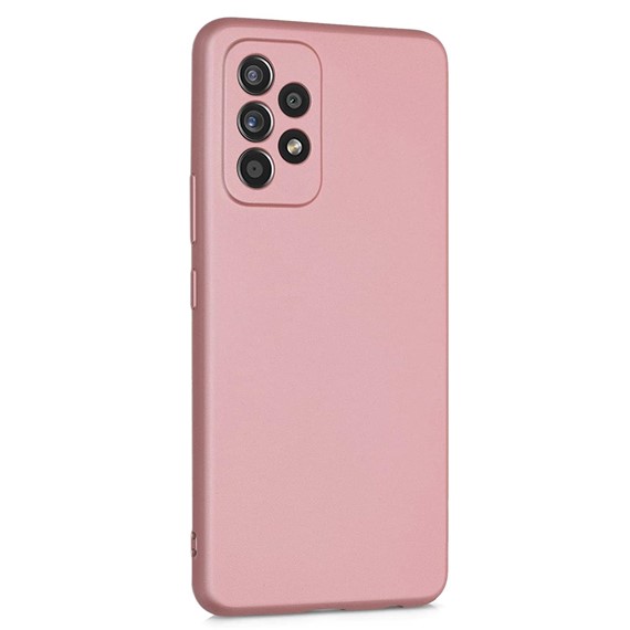 Microsonic Matte Silicone Samsung Galaxy A33 5G Kılıf Rose Gold 2