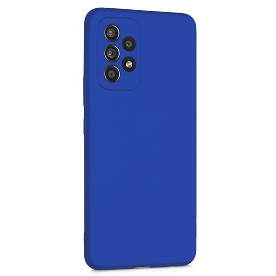 Microsonic Matte Silicone Samsung Galaxy A23 Kılıf Mavi 2