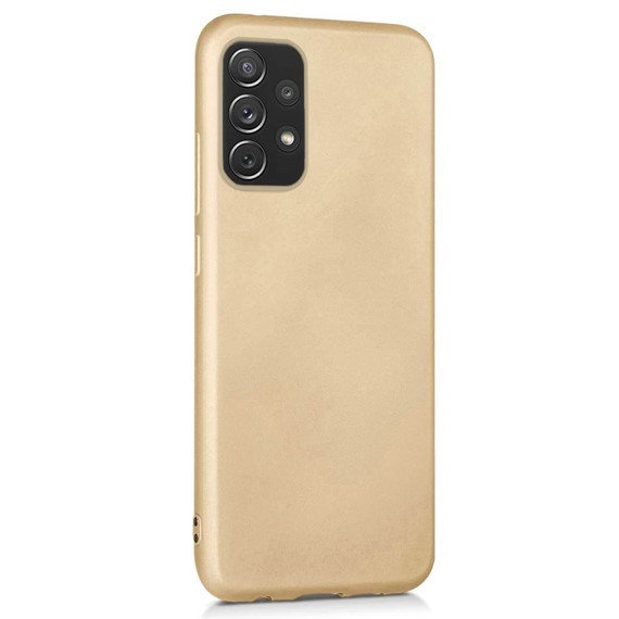 Microsonic Matte Silicone Samsung Galaxy A53 5G Kılıf Gold 2