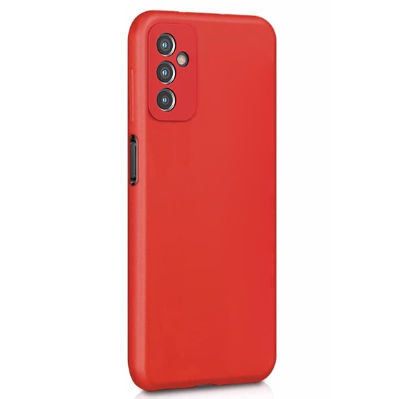 Microsonic Matte Silicone Samsung Galaxy M13 Kılıf Kırmızı 2