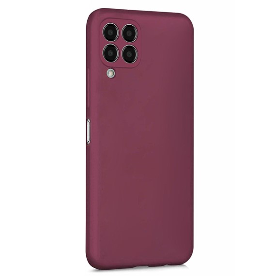 Microsonic Matte Silicone Samsung Galaxy M33 Kılıf Mor 2