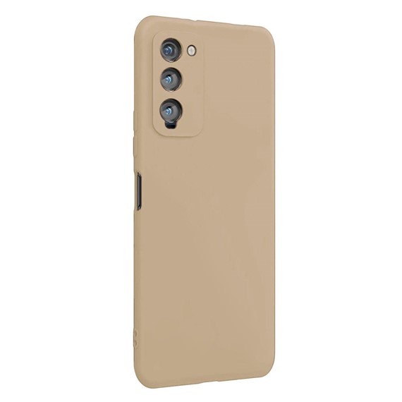 Microsonic Matte Silicone TECNO Camon 18 Kılıf Gold 2