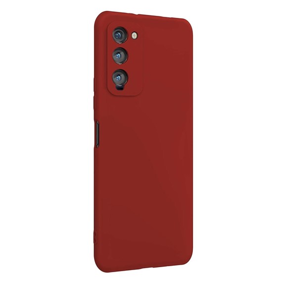 Microsonic Matte Silicone TECNO Camon 18P Kılıf Kırmızı 2