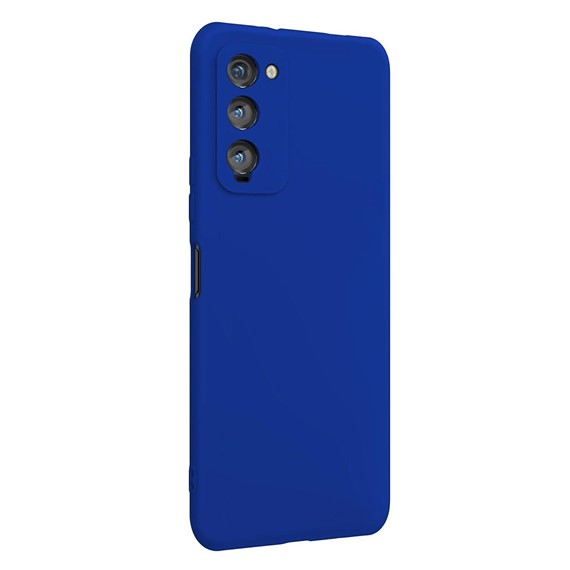 Microsonic Matte Silicone TECNO Camon 18P Kılıf Mavi 2