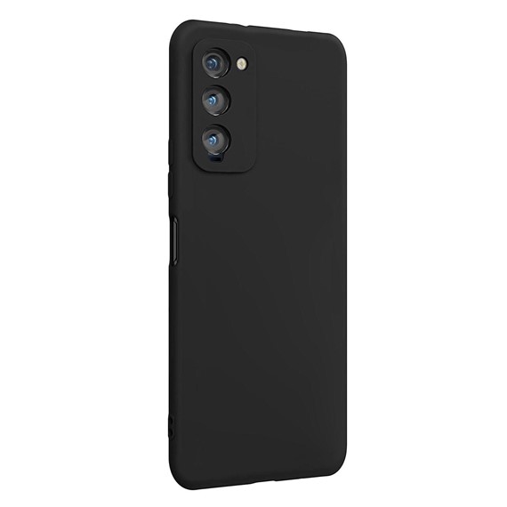 Microsonic Matte Silicone TECNO Camon 18 Premier Kılıf Siyah 2