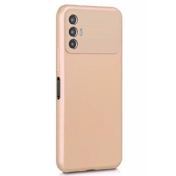 Microsonic Matte Silicone TECNO Spark 8 Pro Kılıf Gold 2