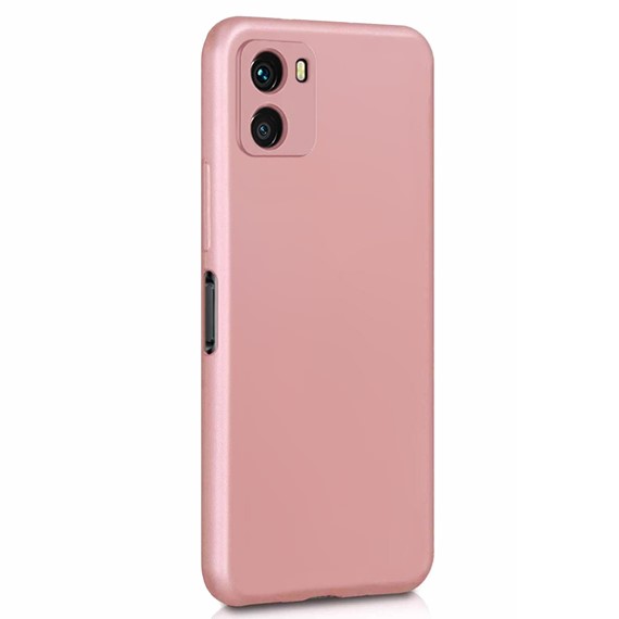 Microsonic Matte Silicone Vivo Y15s Kılıf Rose Gold 2