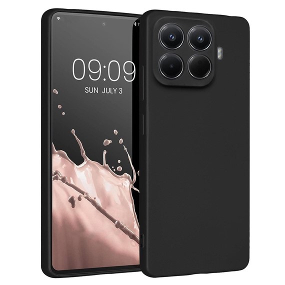Microsonic Matte Silicone Xiaomi 17T Kılıf Siyah 1