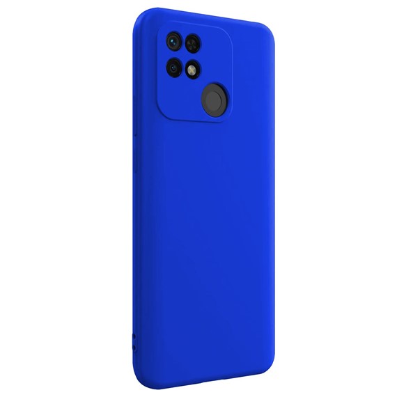 Microsonic Matte Silicone Xiaomi Poco C40 Kılıf Mavi 2