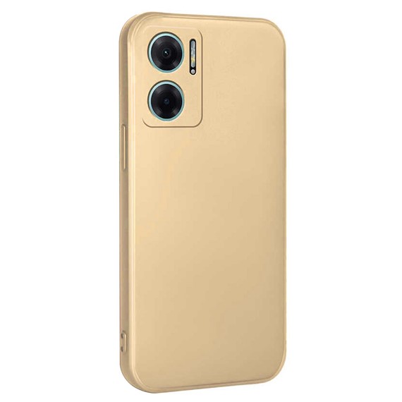 Microsonic Matte Silicone Xiaomi Redmi 10 5G Kılıf Gold 2